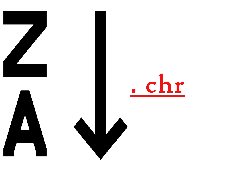 Файл с расширением chr Файл с расширением chr