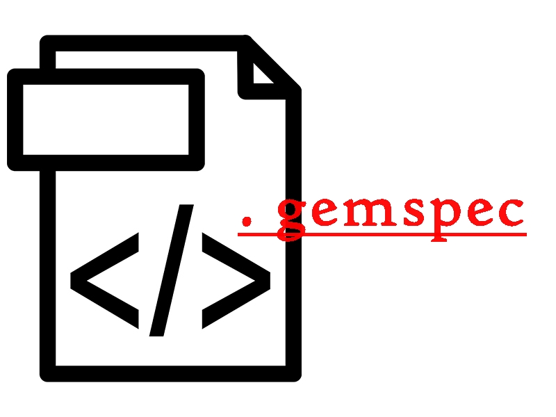 Файл с расширением gemspec Файл с расширением gemspec