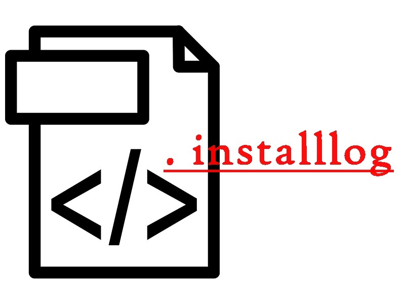 Файл с расширением installlog Файл с расширением installlog