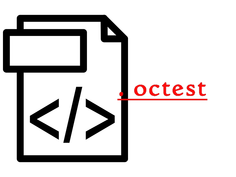 Файл с расширением octest