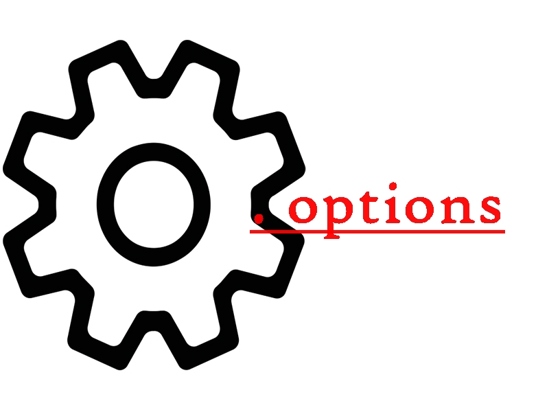 Файл с расширением options Файл с расширением options
