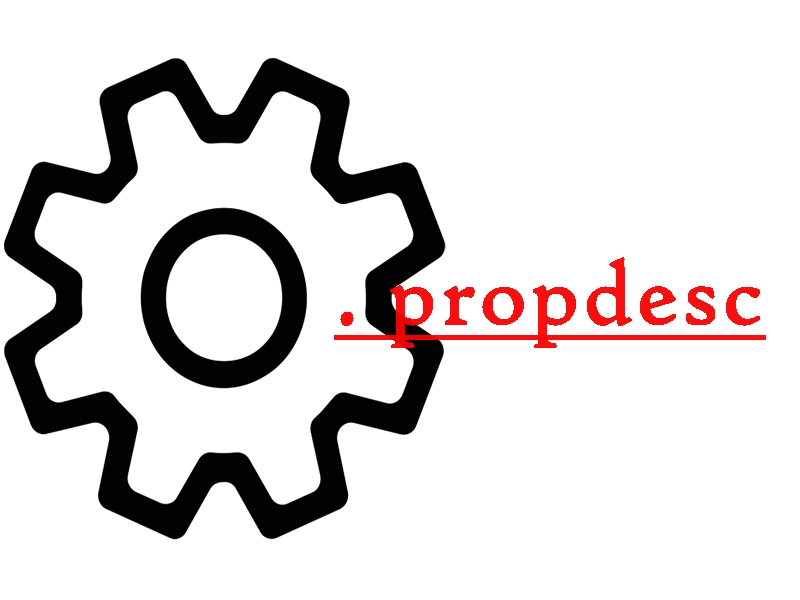 Файл с расширением propdesc
