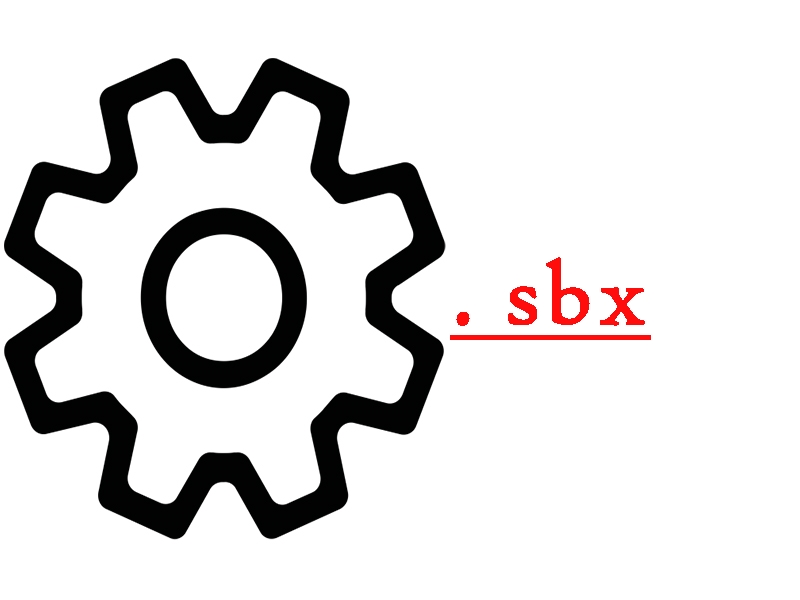 Файл с расширением sbx Файл с расширением sbx