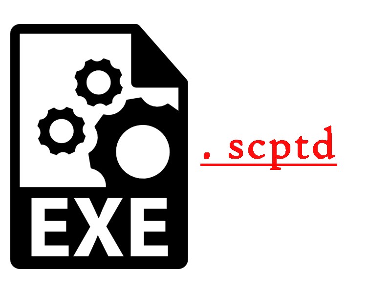 Файл с расширением scptd Файл с расширением scptd