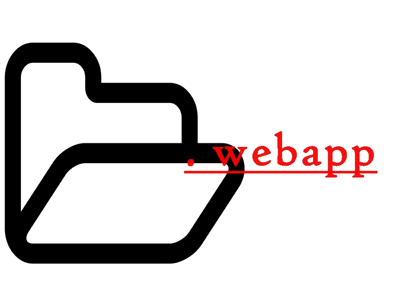 Файл с расширением webapp Файл с расширением webapp