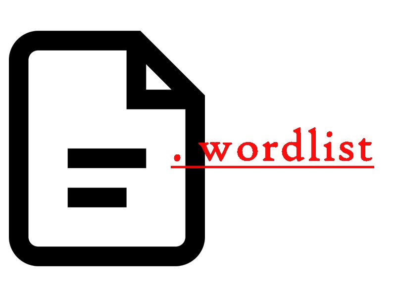 Файл с расширением wordlist Файл с расширением wordlist